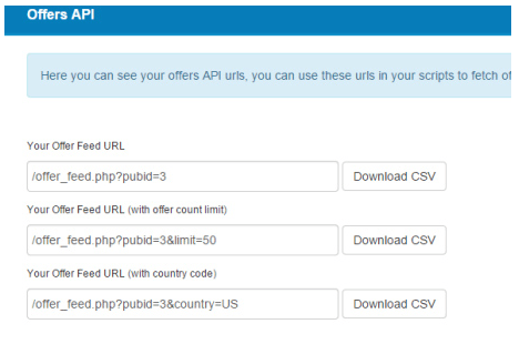 Offers API