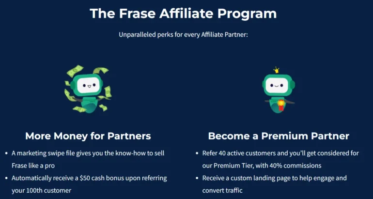 Frase affiliate program