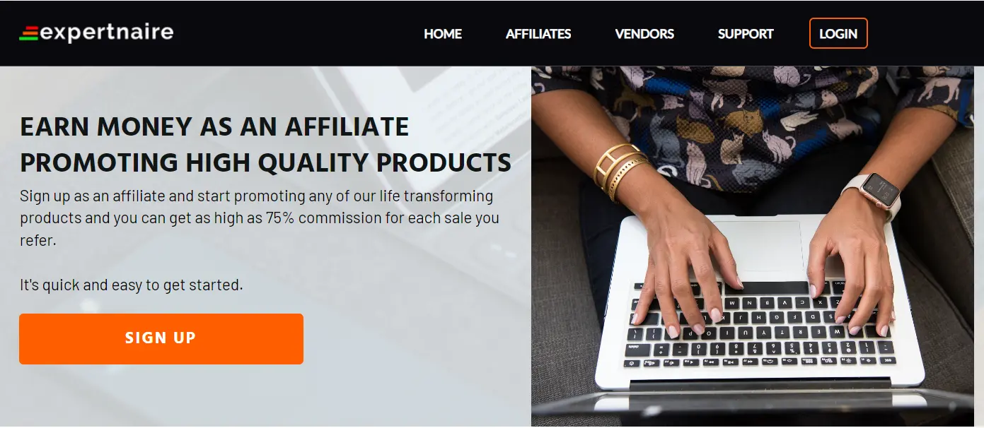 Expertnaire affiliate program