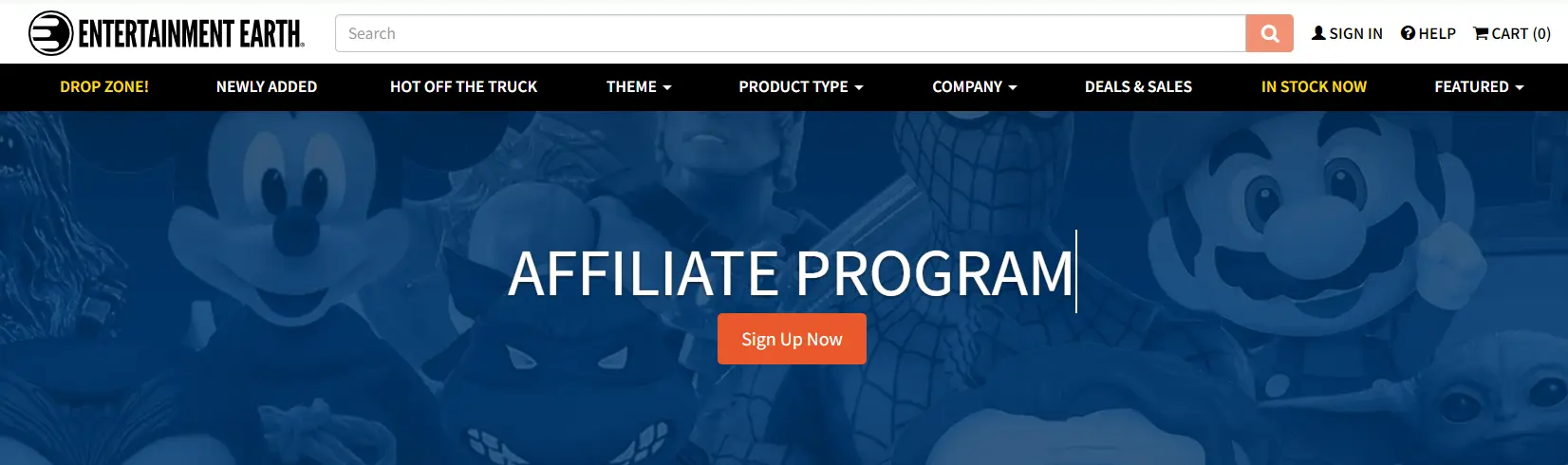 Entertainment earth affiliate program