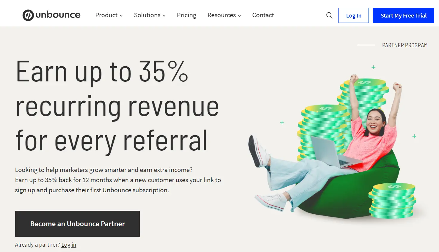 Unbounce affiliate program