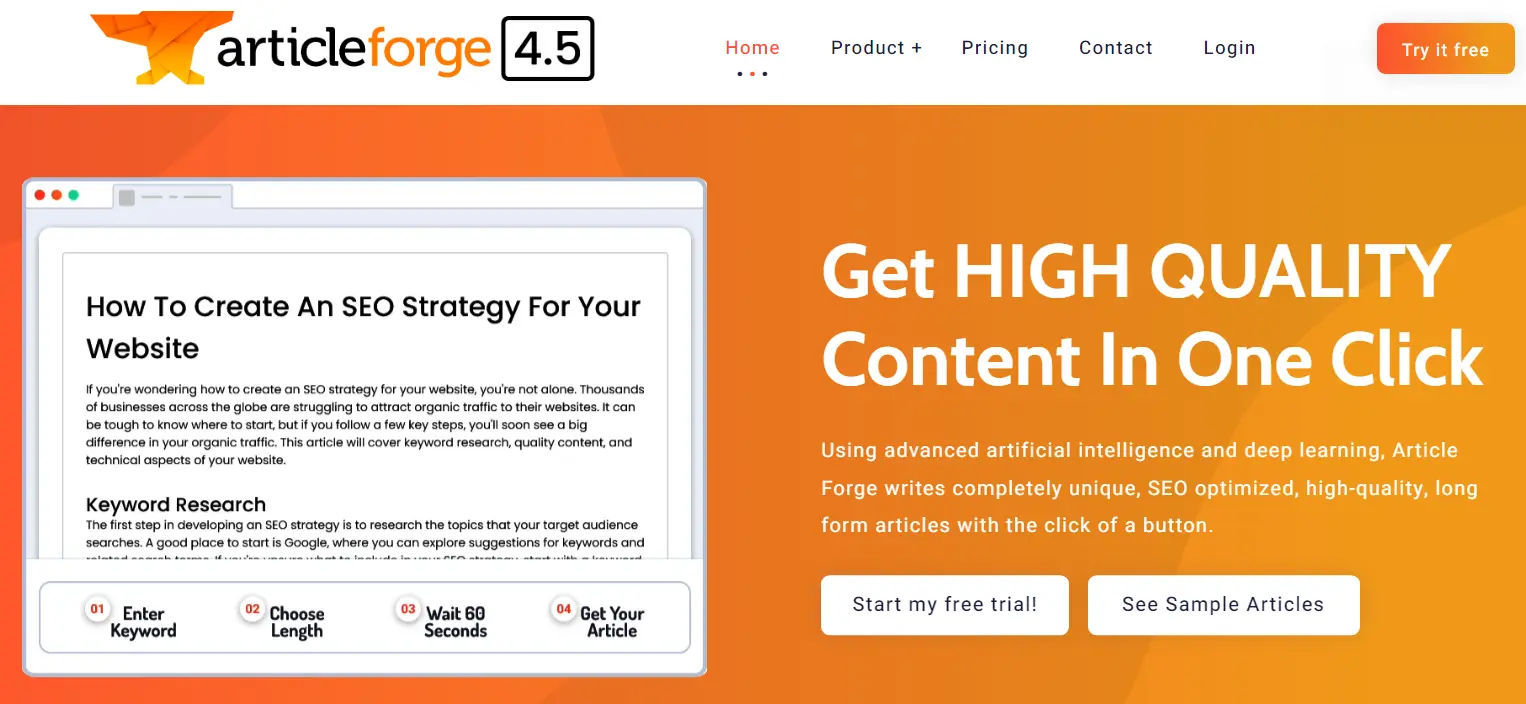 Article forge