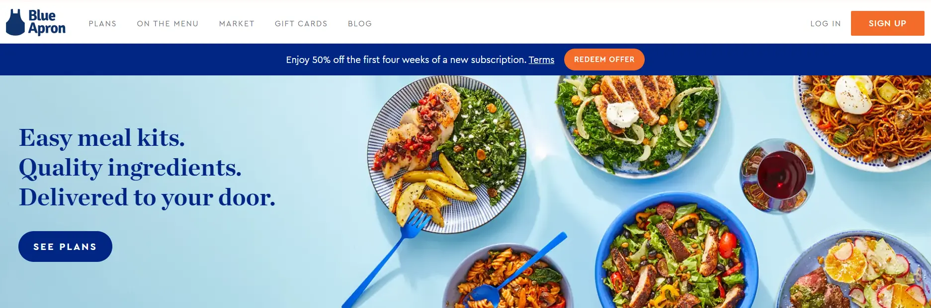 Blue apron