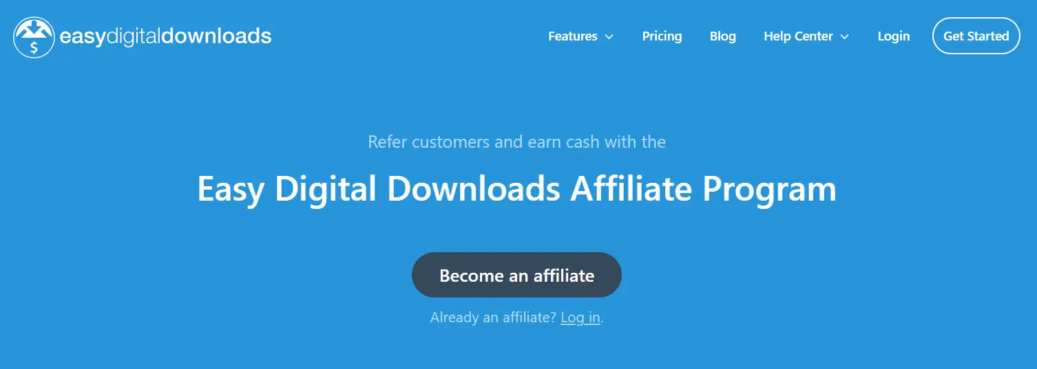 Easy Digital Downloads Affiliate program