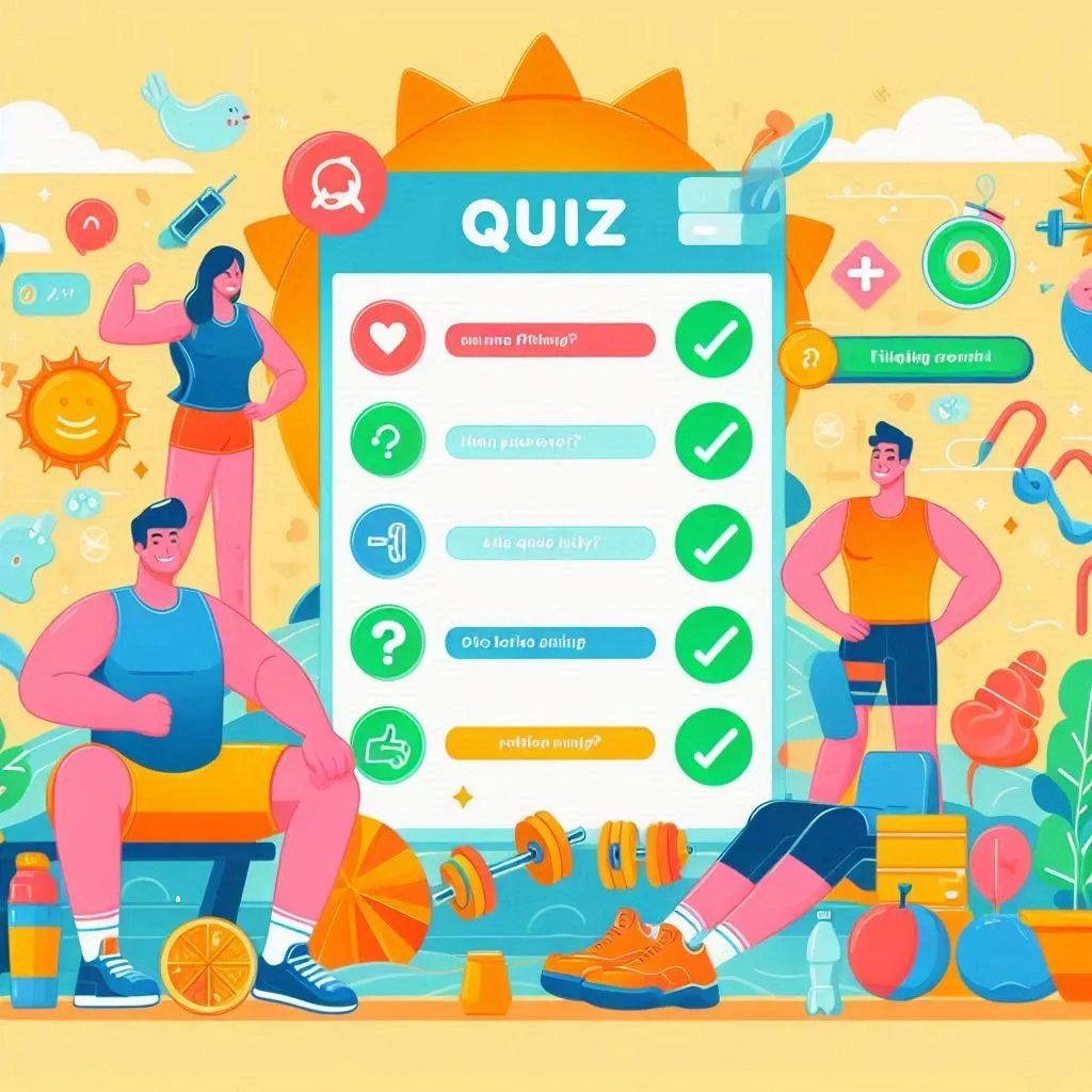 Interactive fitness quiz to find your ideal workout routine