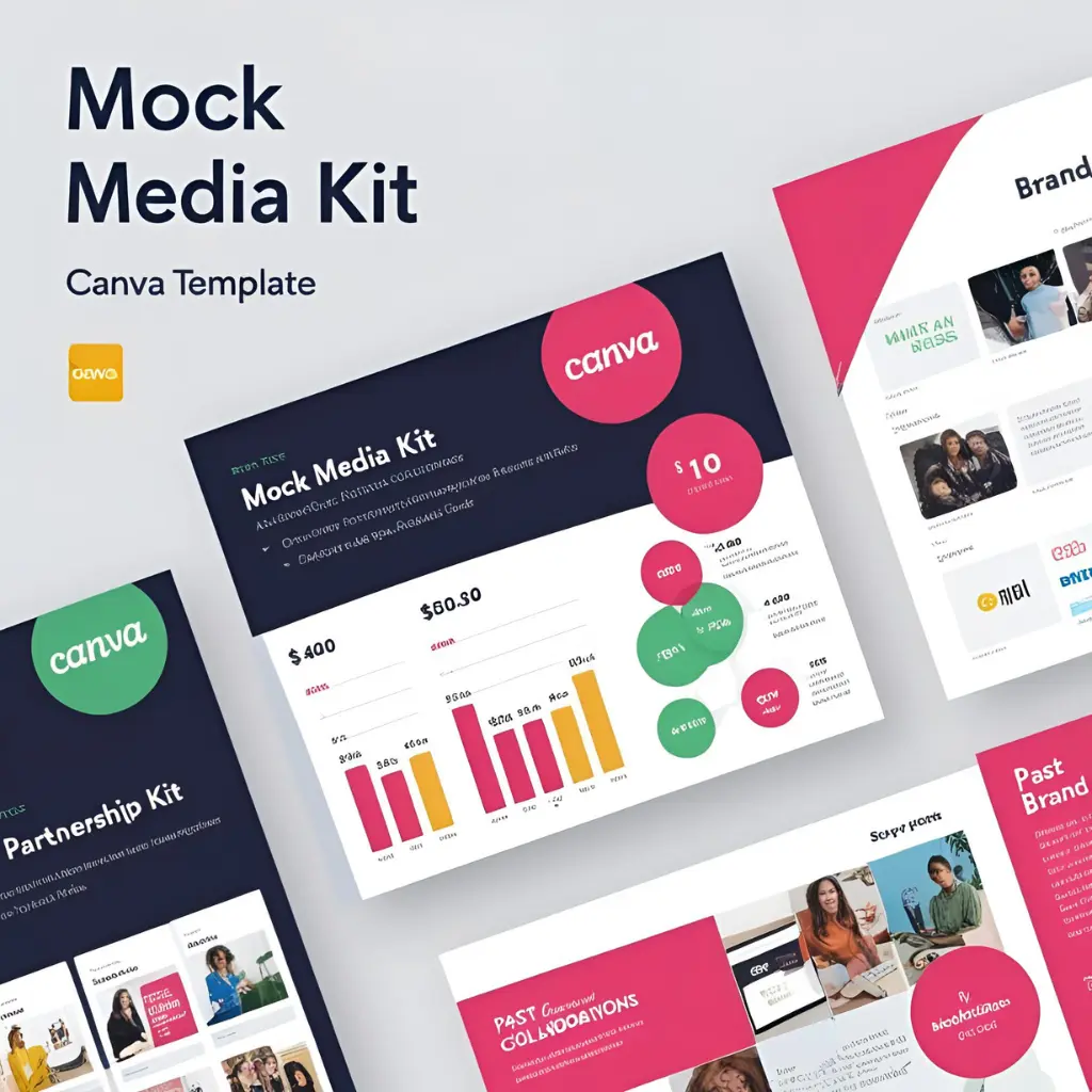 Professional media kit example for micro-influencers