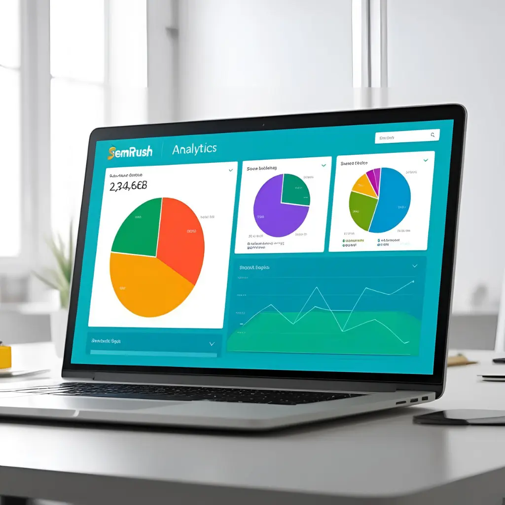 SEMrush dashboard for SEO and keyword research