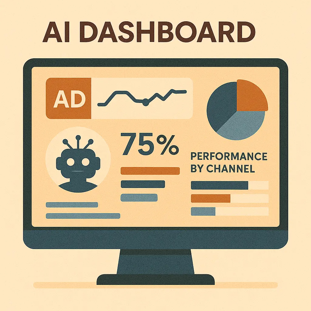 AI tool optimizing ad delivery and budget allocation