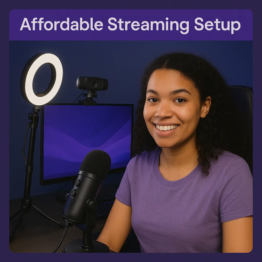 Budget streaming equipment for new Twitch Affiliates