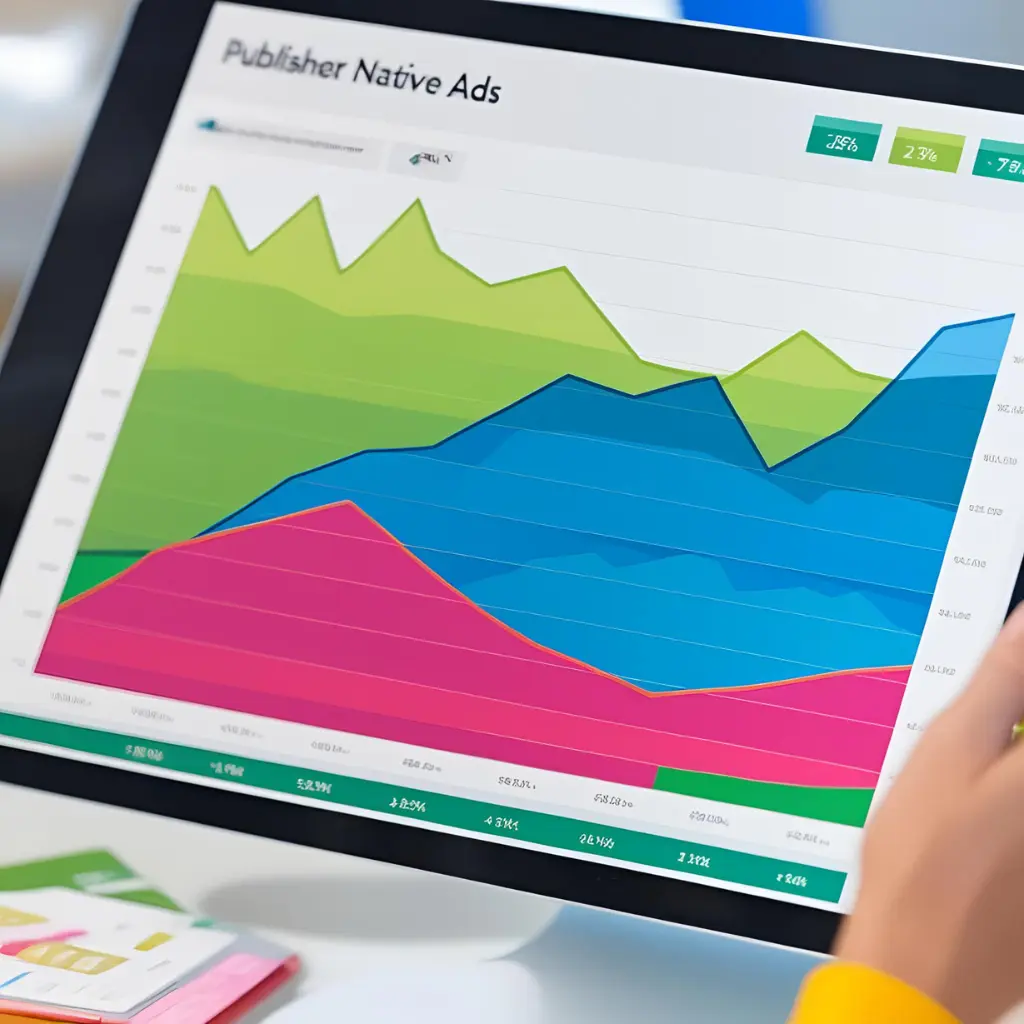 Publisher increasing ad revenue with native advertising strategies