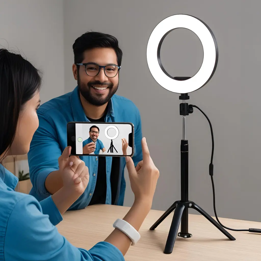 Small business creating video content using mobile tools