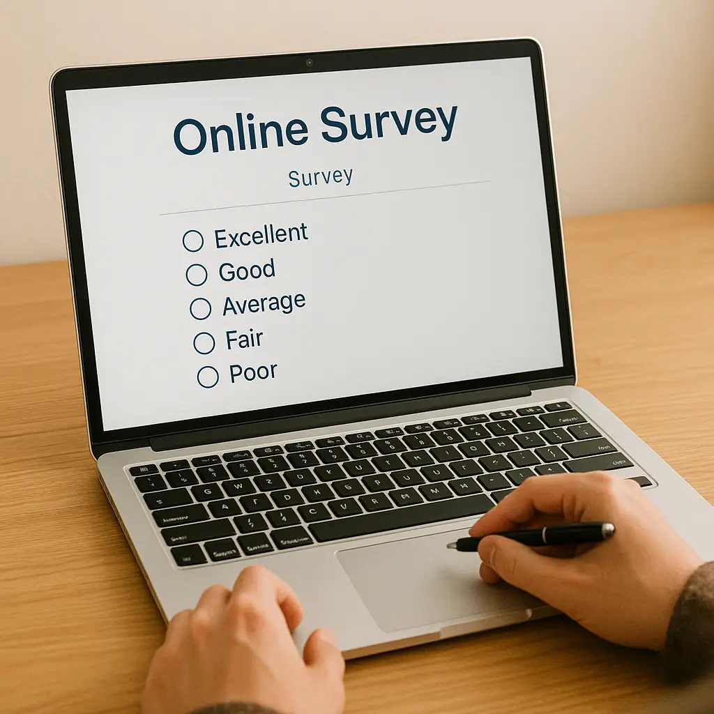 Taking paid surveys to earn money from home