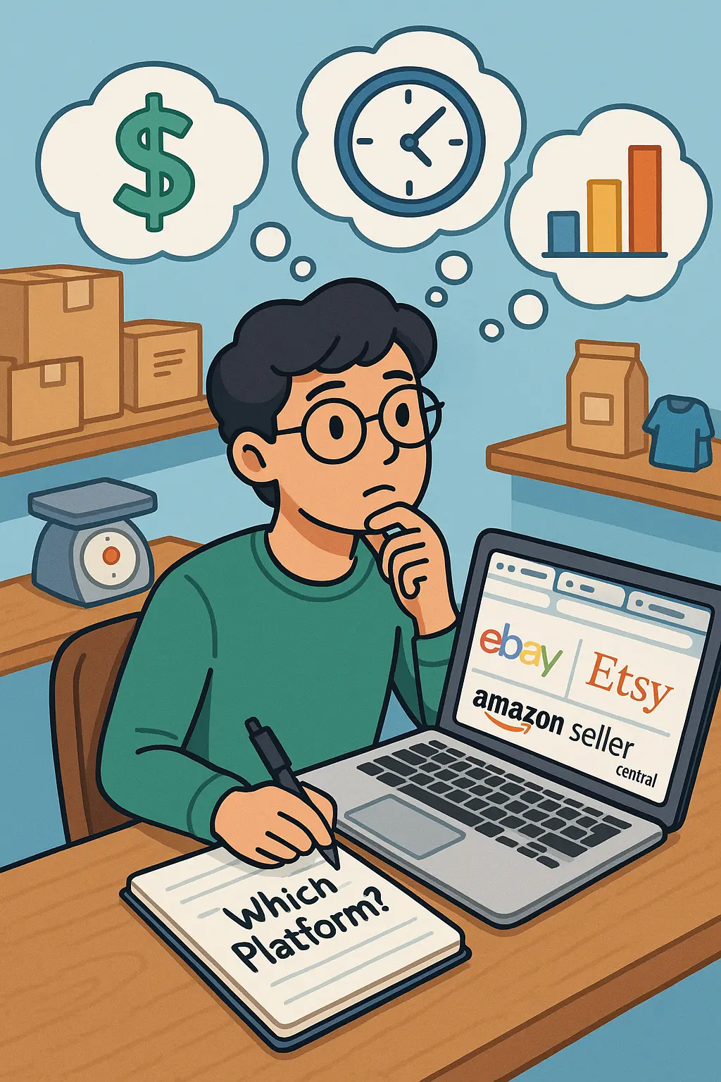 Which platform is easiest for selling online