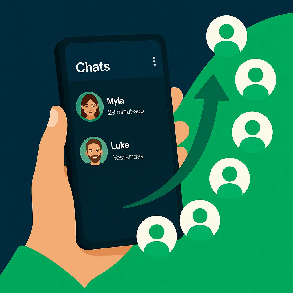 Growing WhatsApp audience for monetization