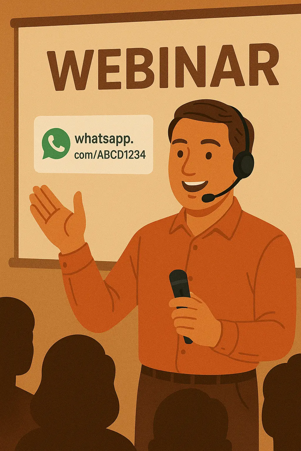 Selling webinar tickets via WhatsApp Status