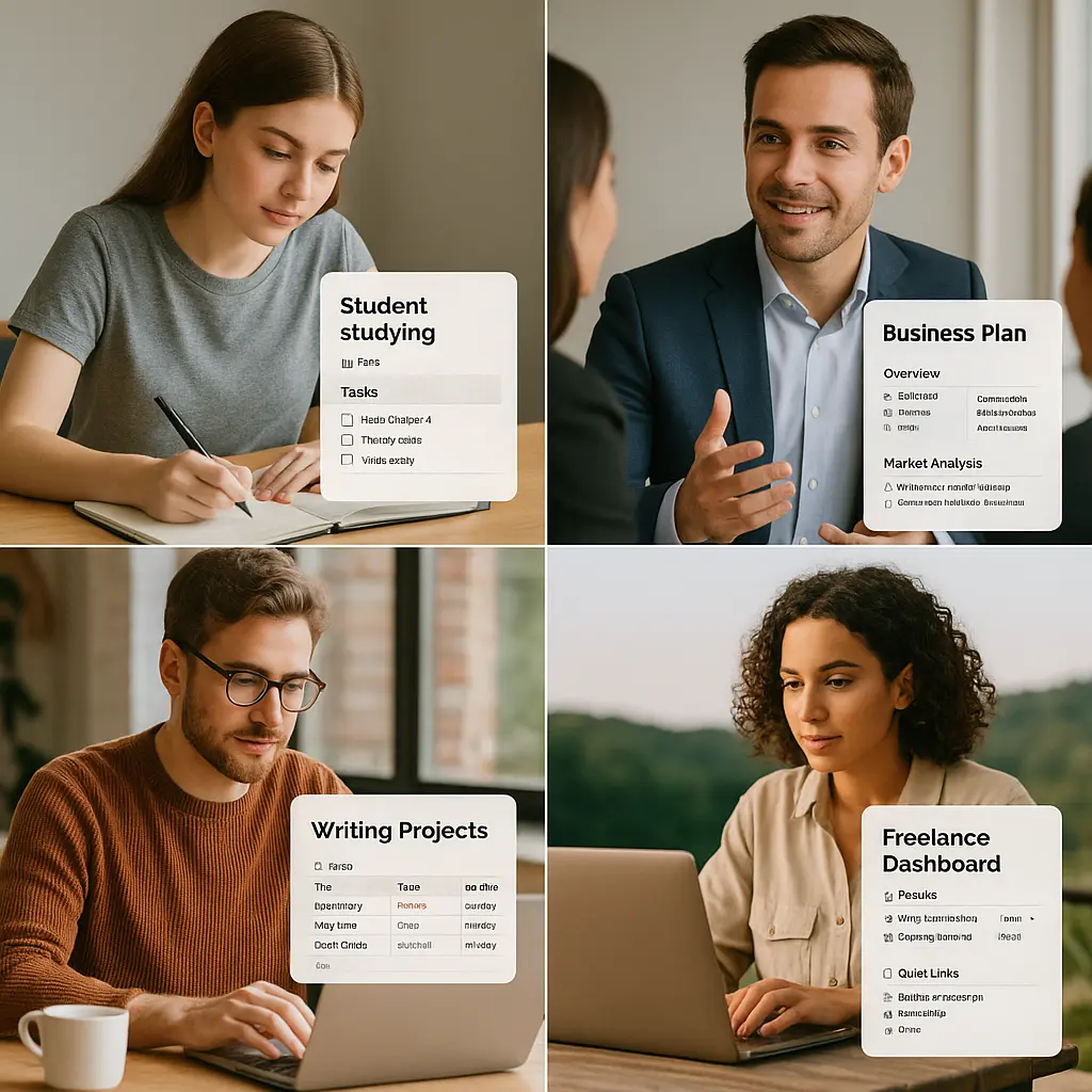 Who buys Notion templates - students, entrepreneurs, writers and freelancers