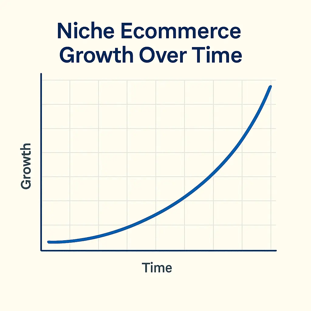 Chart of niche market growth