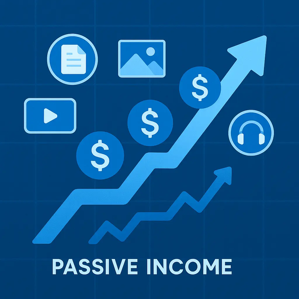 Passive income potential from selling digital products