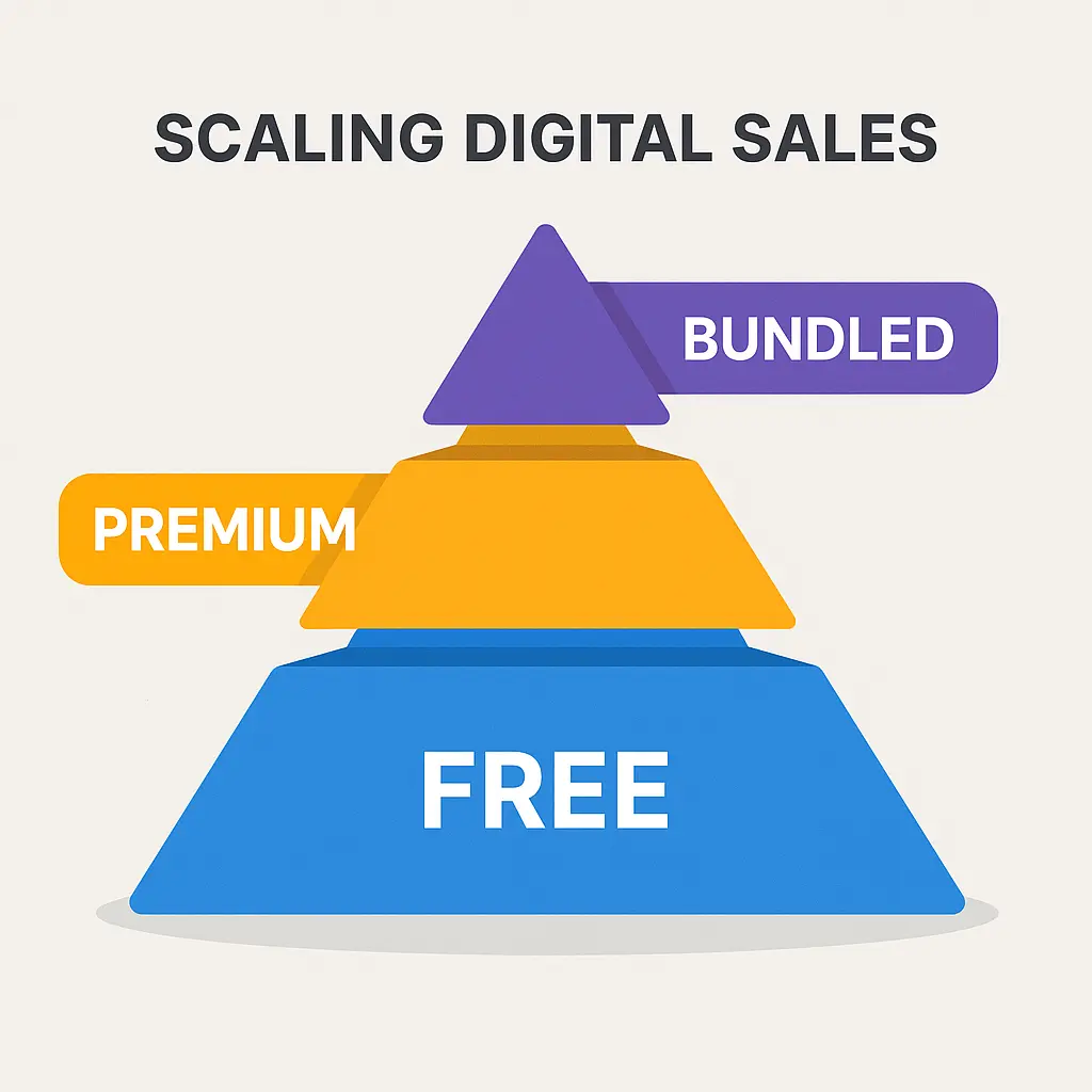 Upselling strategies for digital products