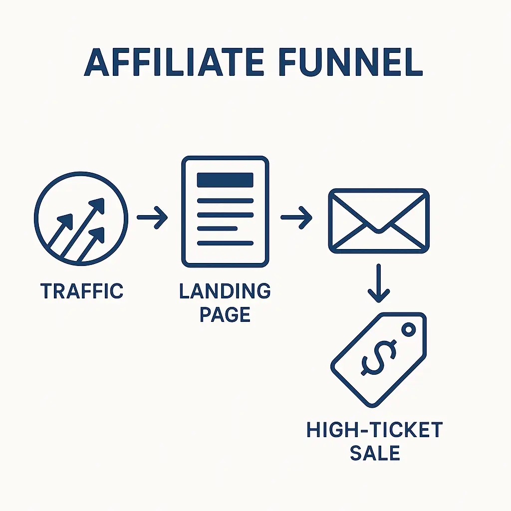 Beginner-friendly funnel for high-ticket affiliate marketing