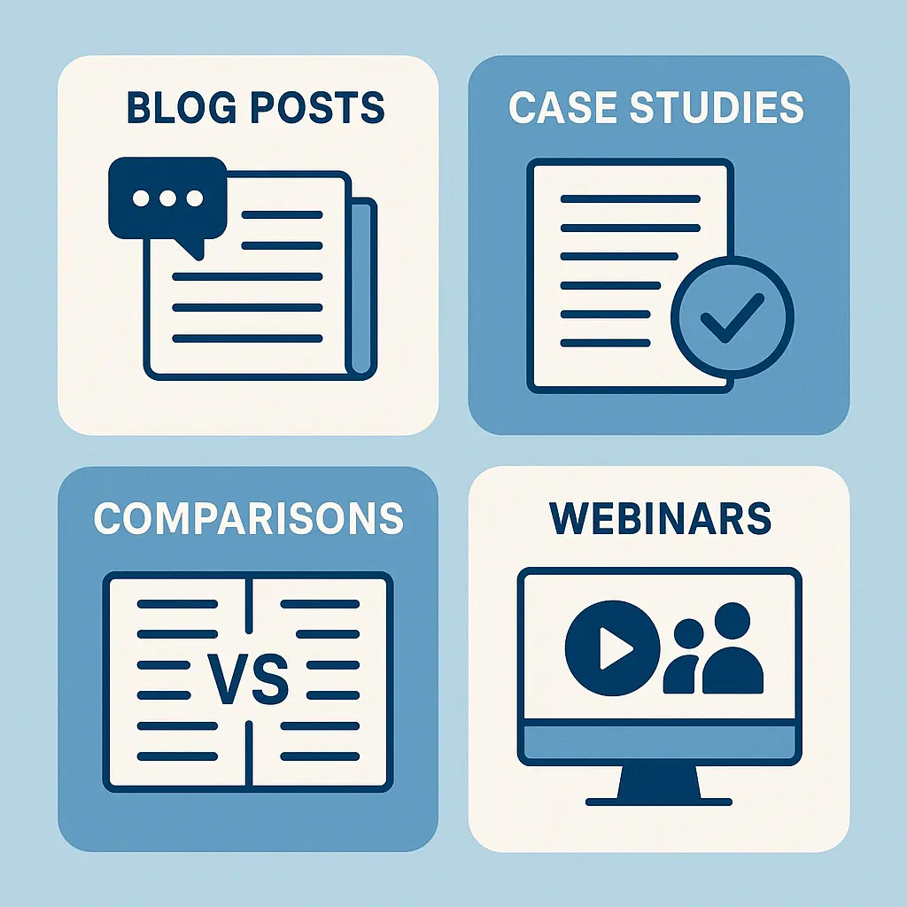 Different content formats that drive sales in high-ticket affiliate marketing