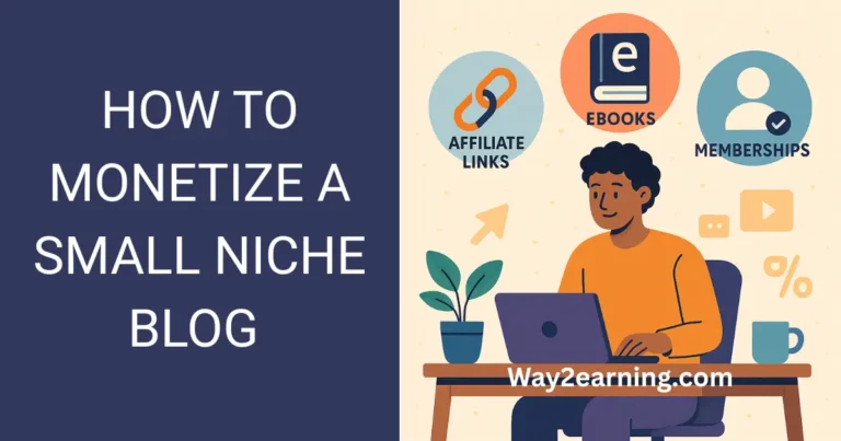 How to Monetize a Small Niche Blog