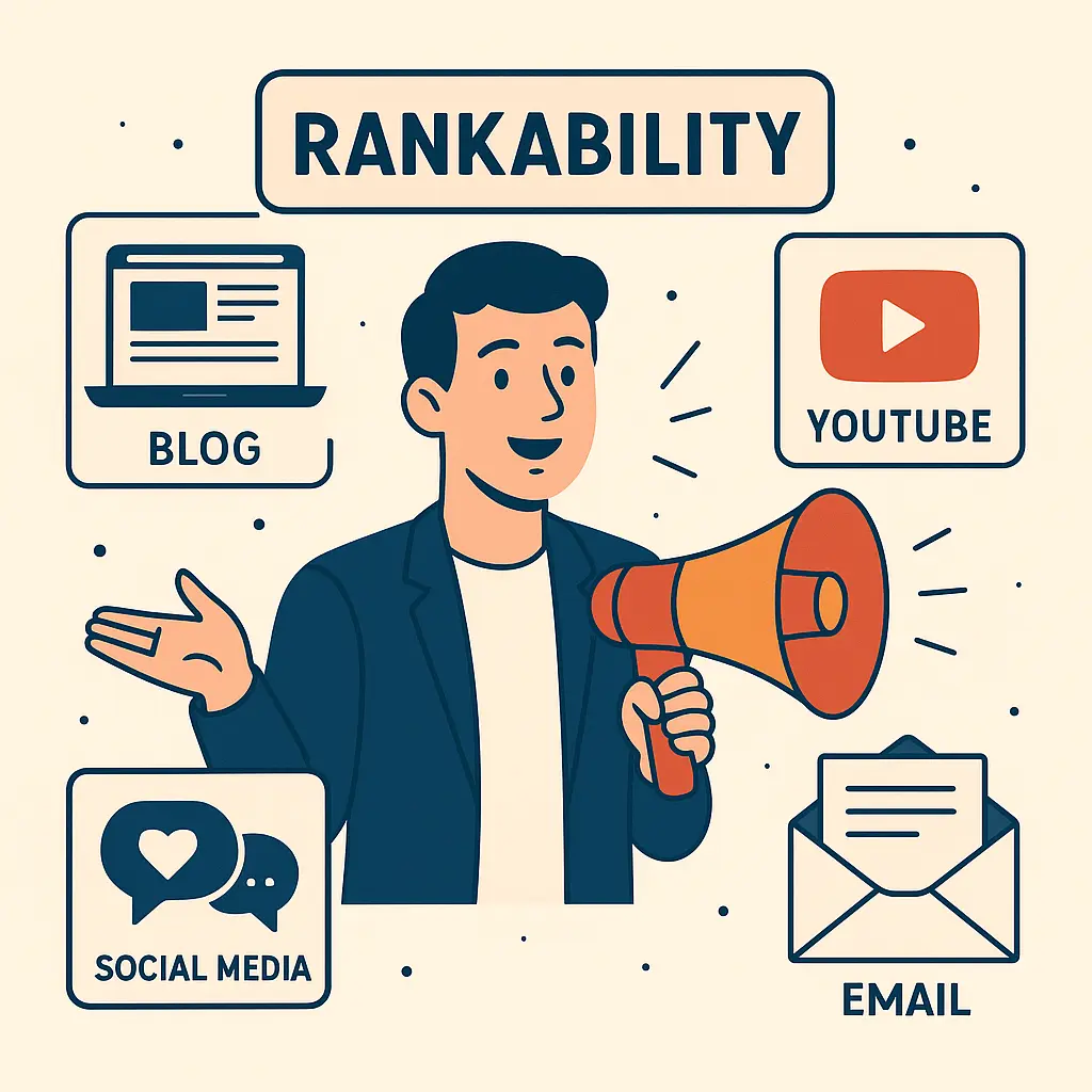 Multi-channel affiliate marketing strategies for Rankability