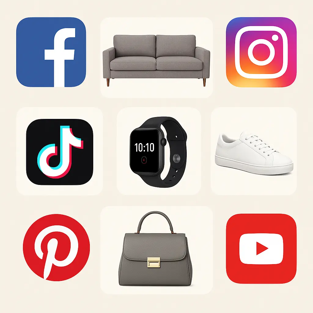 Social media platforms driving free traffic to affiliate links