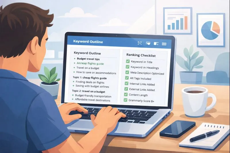 Content strategy using RankIQ affiliate program