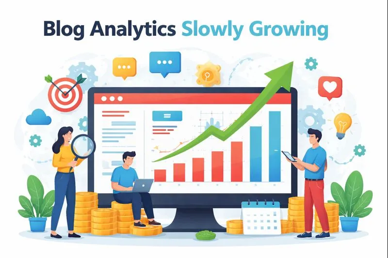 Blog traffic slowly increasing