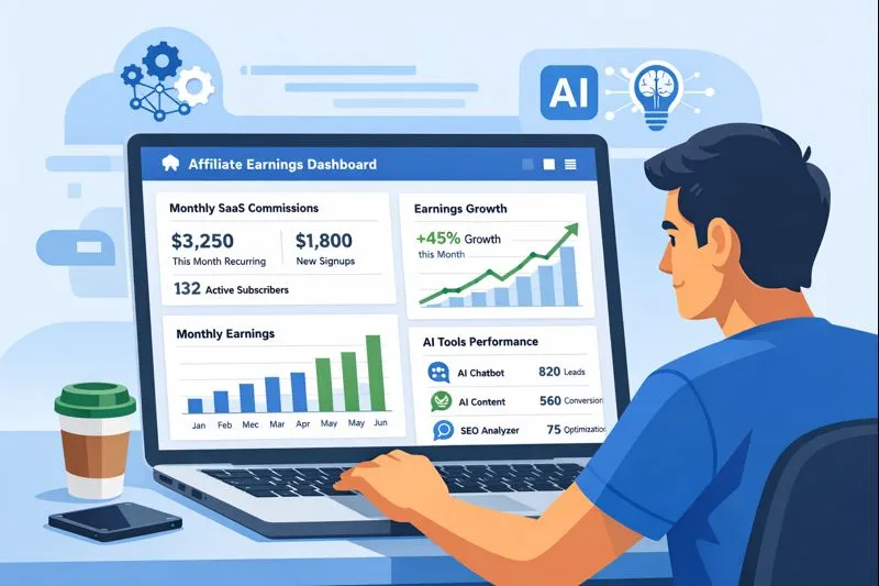 ElevenLabs affiliate program commission structure and recurring earnings example