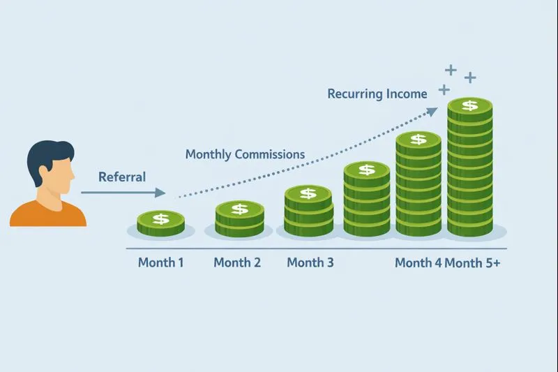 How recurring affiliate programs work