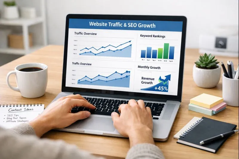 Making money online through blogging and SEO