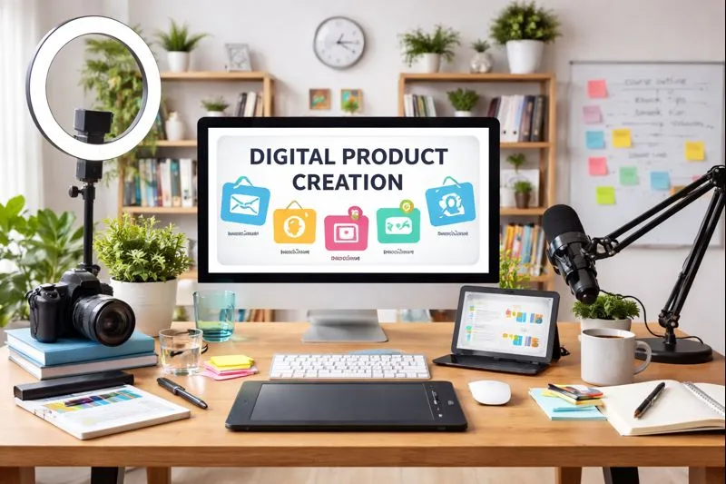 creating digital products for website income