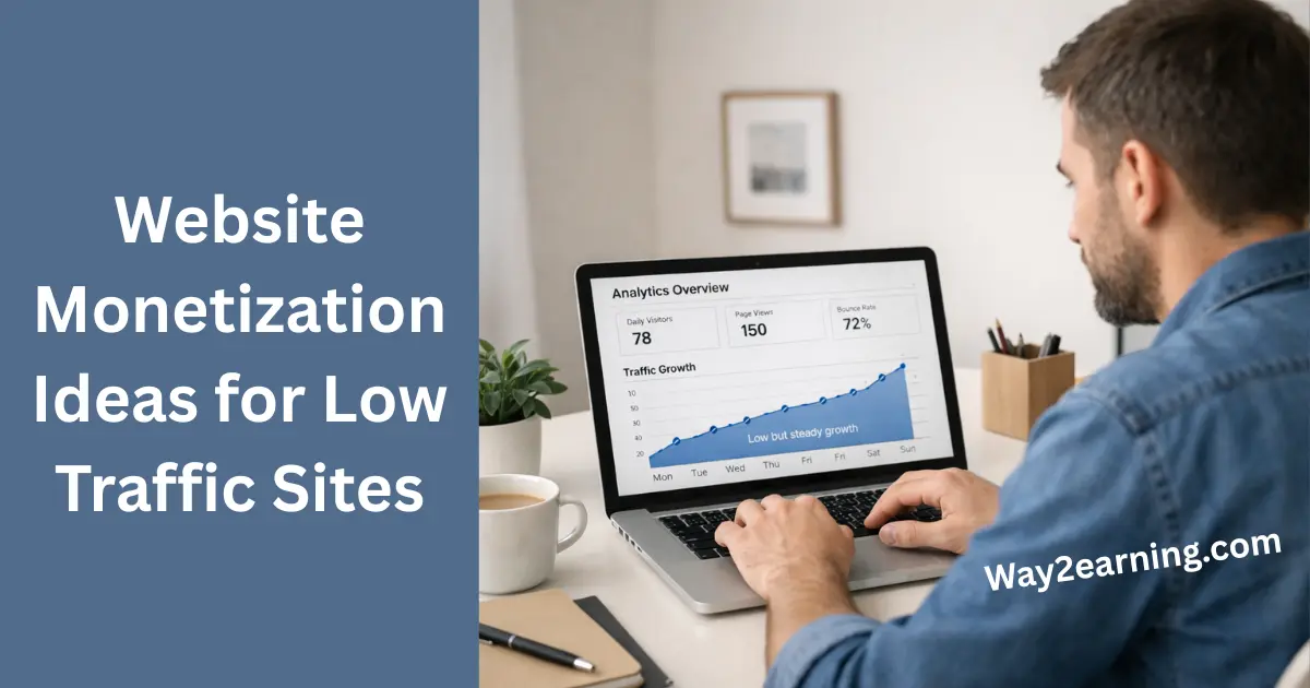 Website Monetization Ideas for Low Traffic Sites
