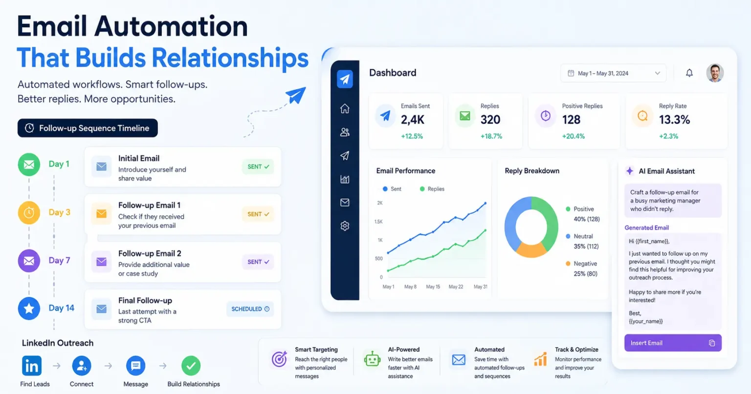 Key features of Lemlist including automation and analytics