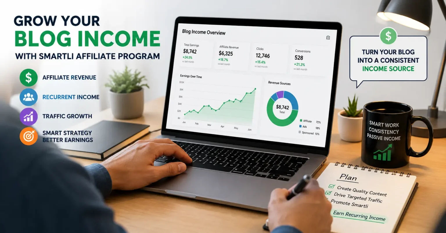 Scaling affiliate income with Smartli affiliate program