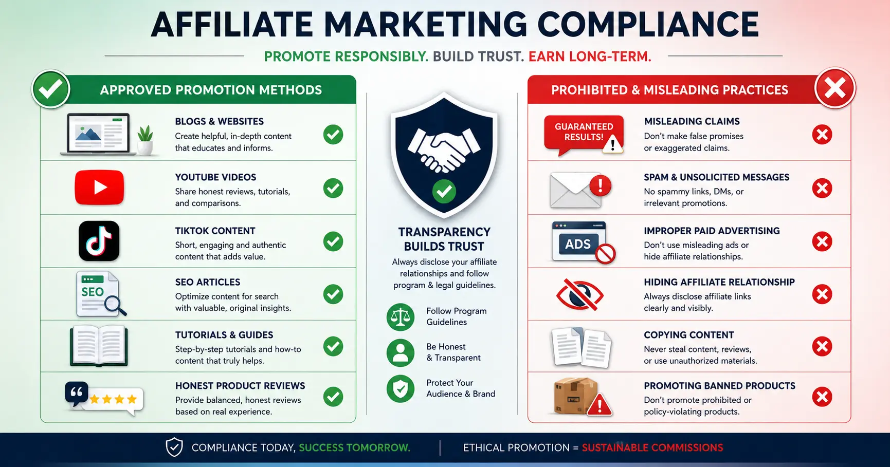 Junia AI affiliate marketing best practices and approved promotion methods