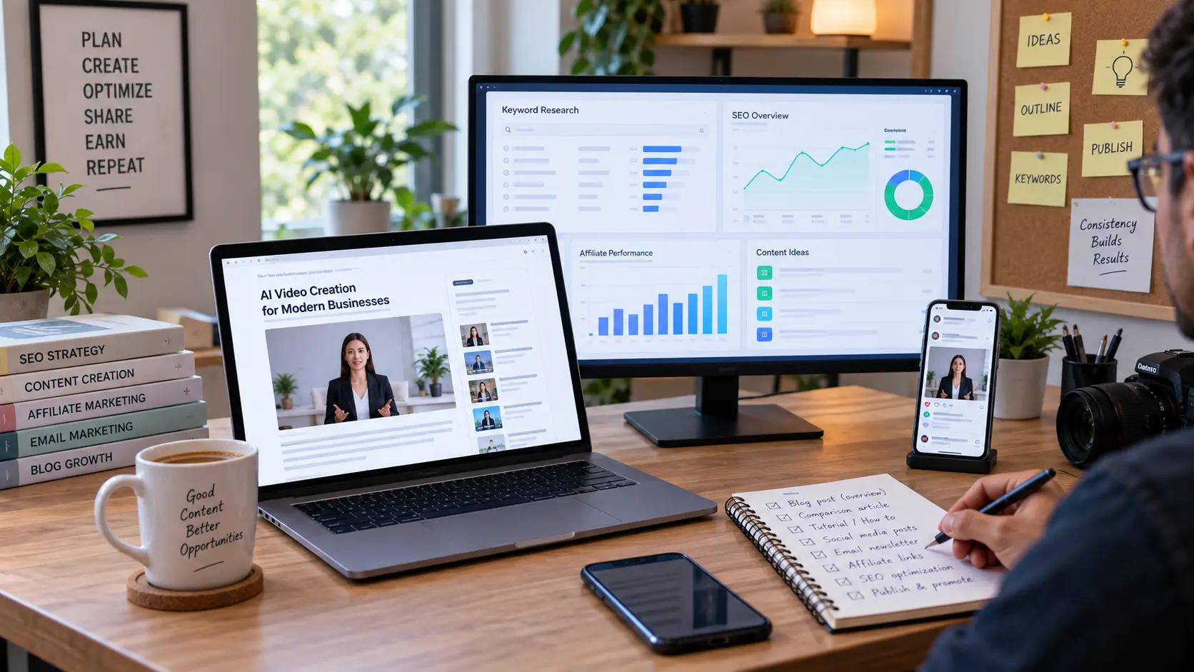 Affiliate marketing strategy for promoting Colossyan