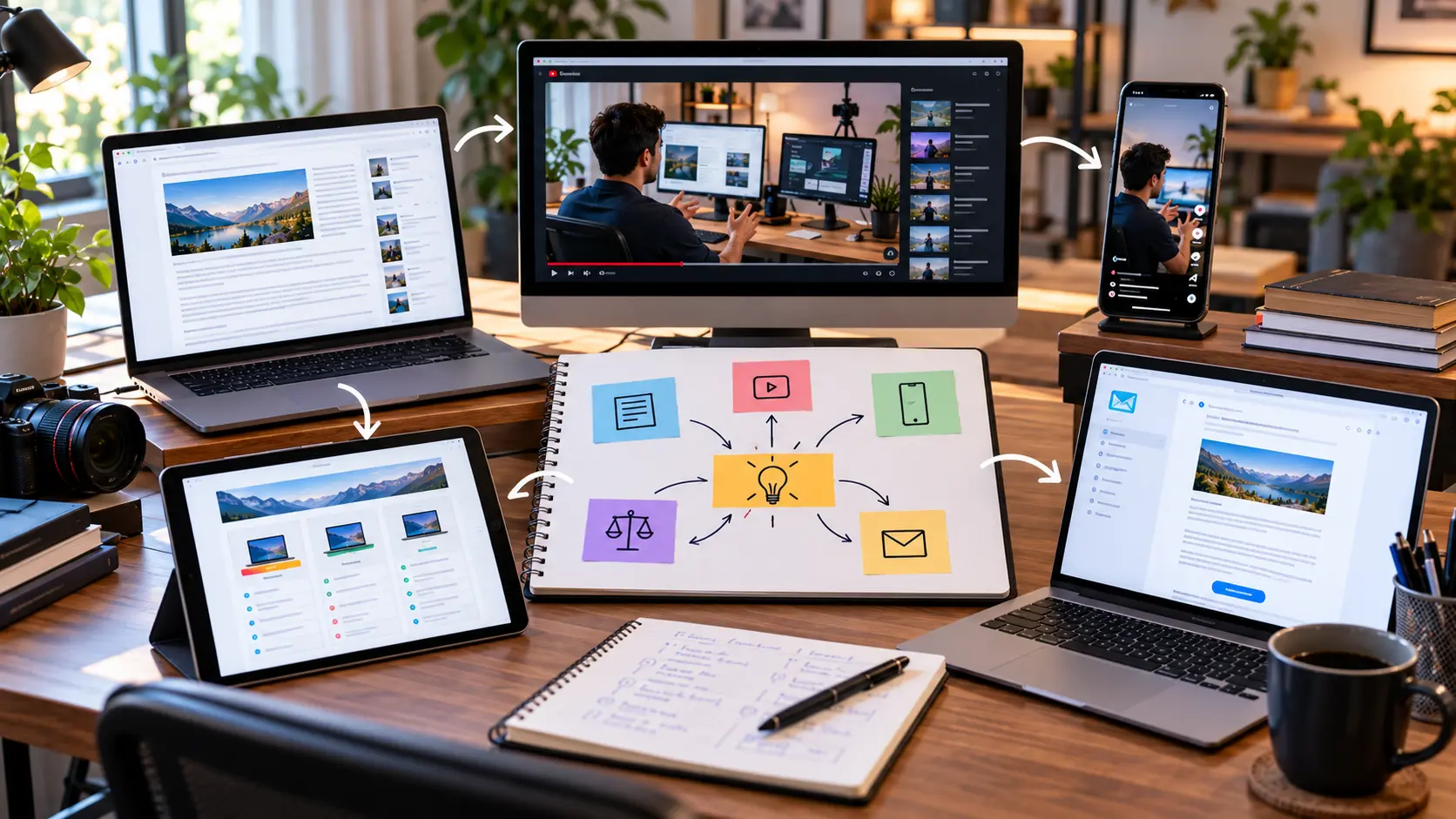 Content marketing channels used to promote software through affiliate marketing